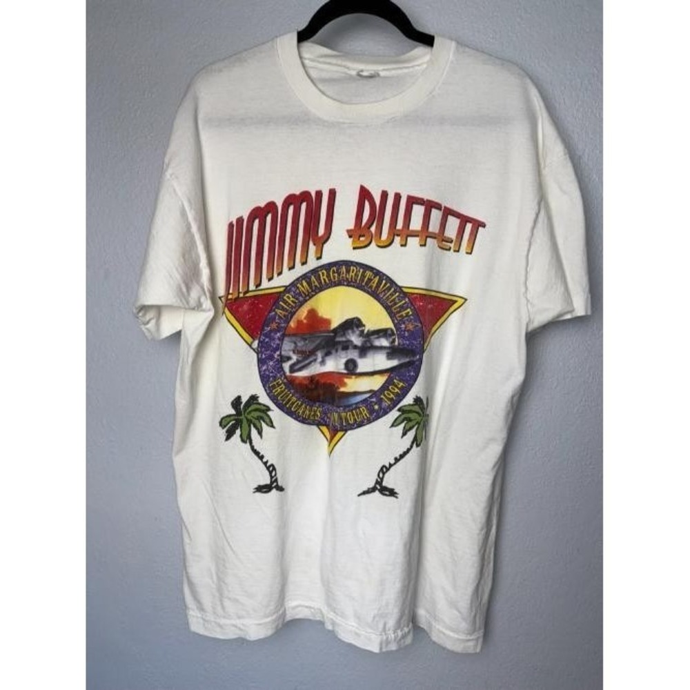 Vintage 1994 Jimmy Buffett Air Margaritaville Tour T Shirt XL Single Stitch USA